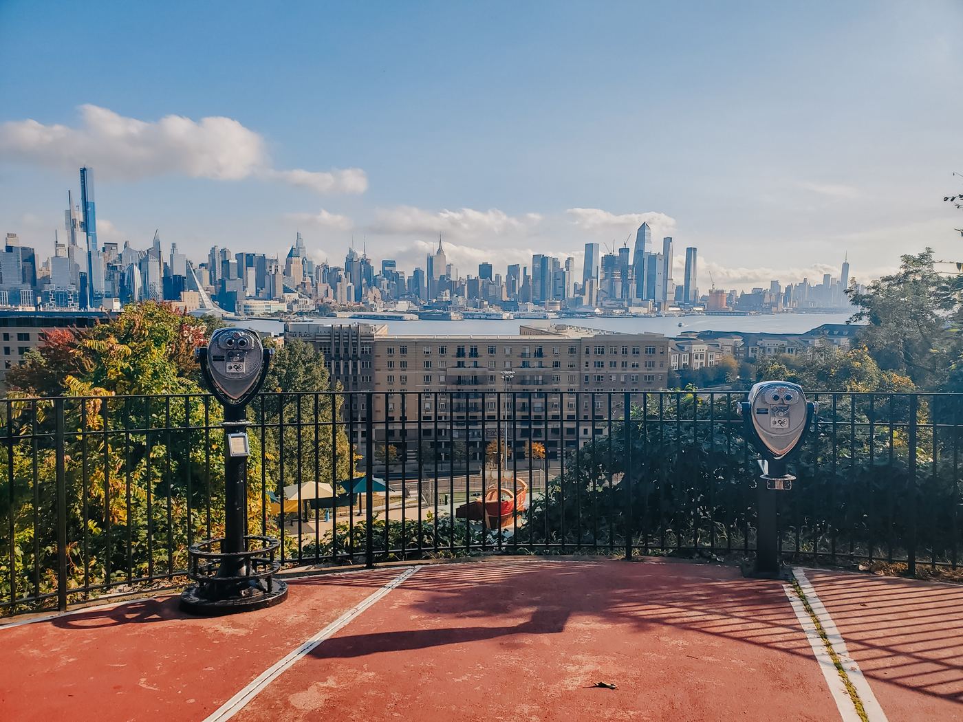Manhattan skyline viewed from New Jersey